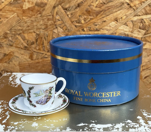 Royal worcester miniature - worcester,