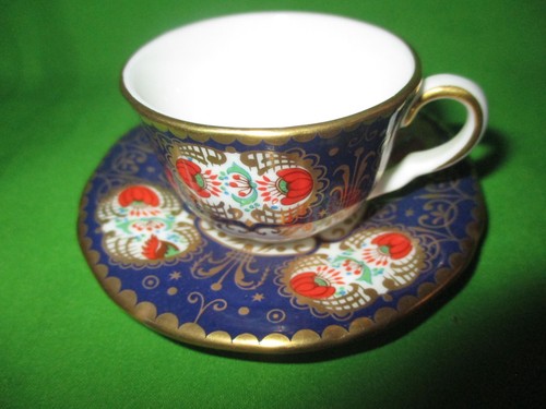 Royal worcester blue panelled - royal,